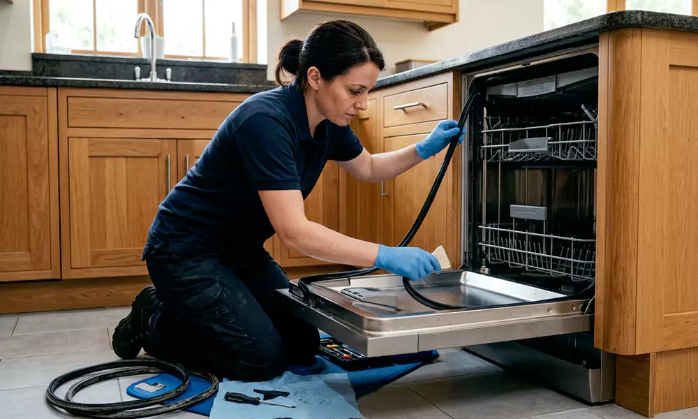 Dishwasher Door Gasket Replacement in Quincy, MA