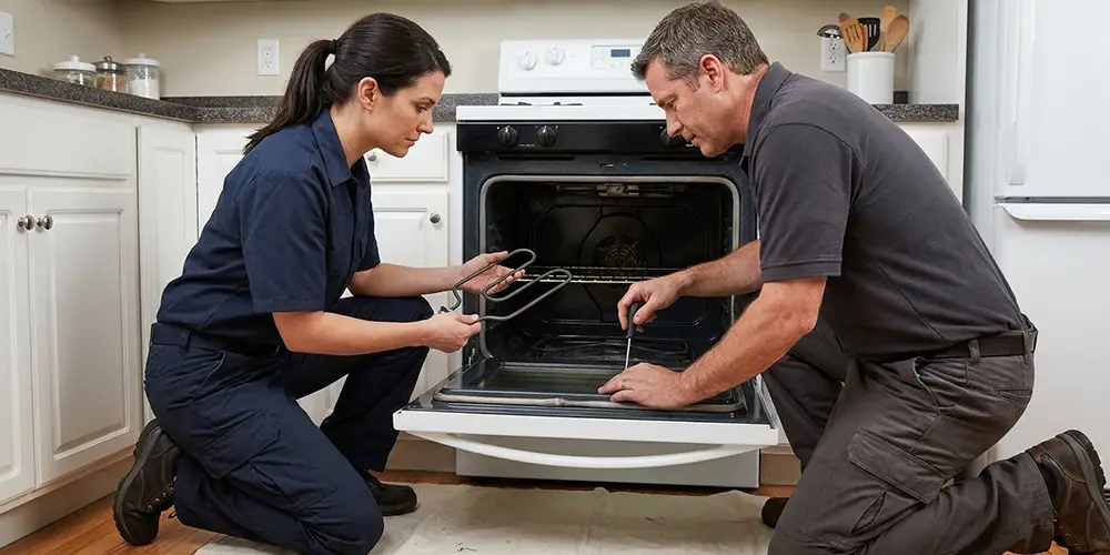 Oven Heating Element Replacement in Quincy, MA